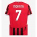 Maillot de foot AC Milan Alvaro Morata #7 Domicile vêtements 2024-25 Manches Courtes